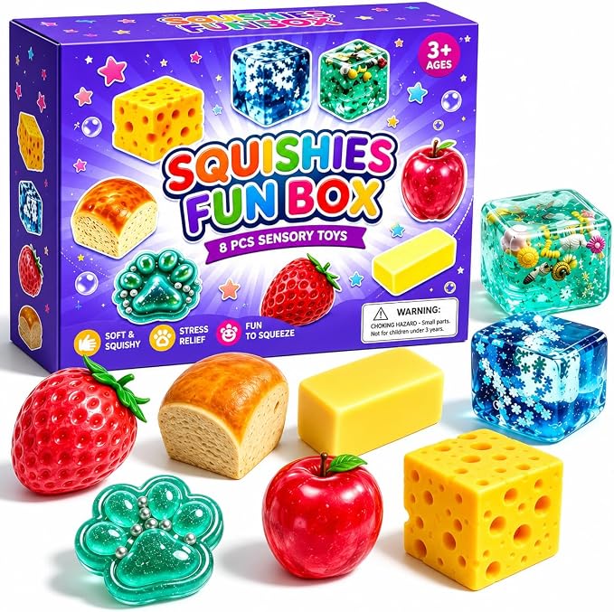 Hauska & Söpö Squishy Box – Suosittu bestseller maagisessa mysteerilaatikossa!