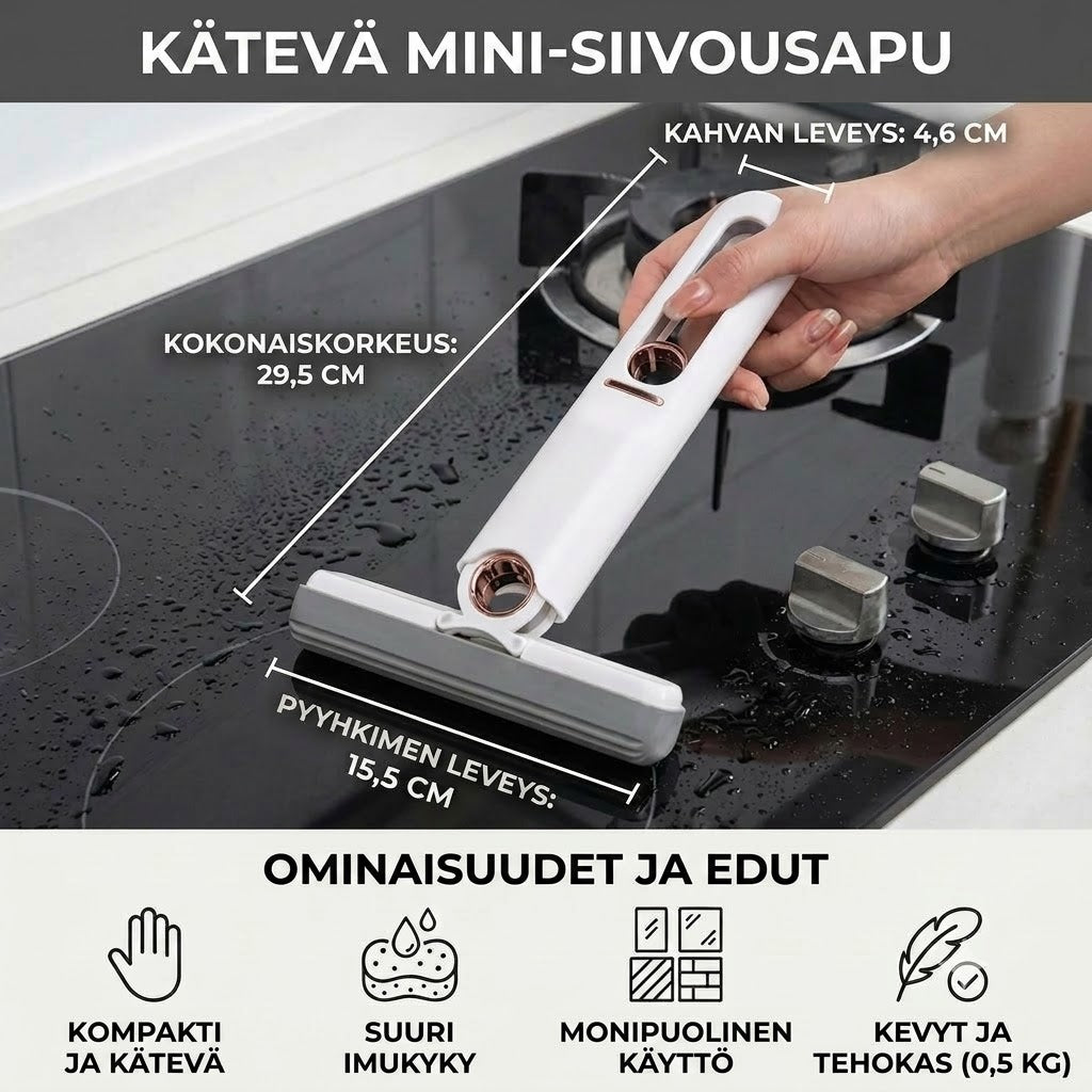 Kätevät mini-puhdistustikut – Monikäyttöiset puhdistusharjat vaikeapääsyisiin kulmiin ja rakoihin