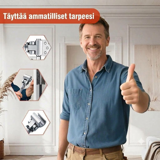 Yleiskäyttöinen säädettävä saranaväännin
