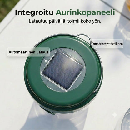 Aurinkokäyttöinen ripustettava ampiaisloukku & kärpässaalis
