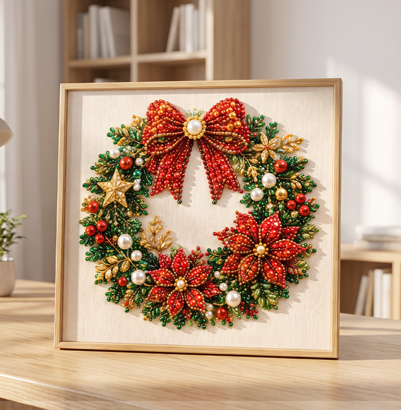 🔥 50 % ALENNUS – RAJOITETTU AIKA! 🎨💎 Rentouttava DIY Jouluaiheinen timanttimaalaussarja – Helppo aloittelijoille 🎄