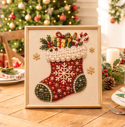 🔥 50 % ALENNUS – RAJOITETTU AIKA! 🎨💎 Rentouttava DIY Jouluaiheinen timanttimaalaussarja – Helppo aloittelijoille 🎄