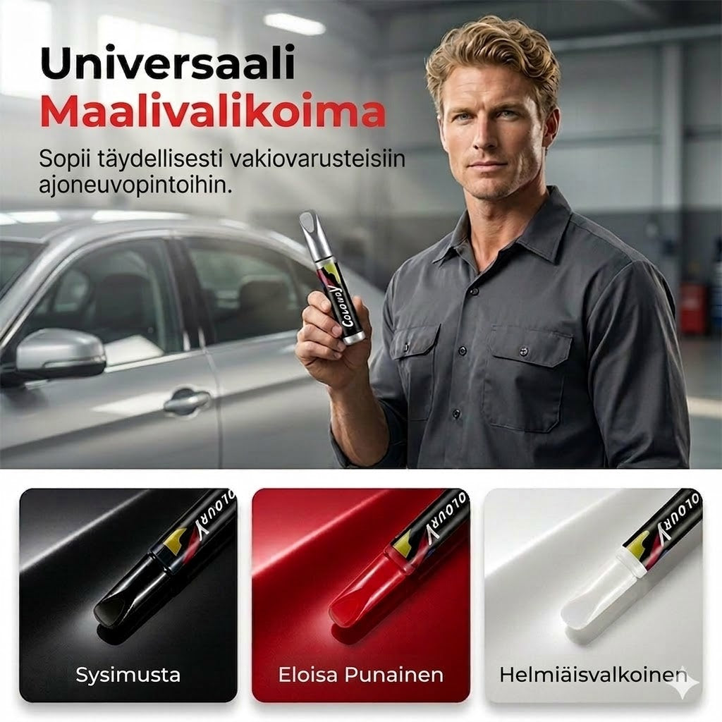 🚗 One-Touch -paikkamaalikynä autoille – Naarmunpoistaja & maalipinnan korjaus ✏️