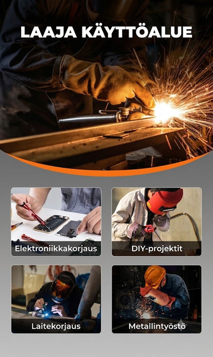 ⚒️ Tehokas 80W juotoskolvisarja – 12-osainen