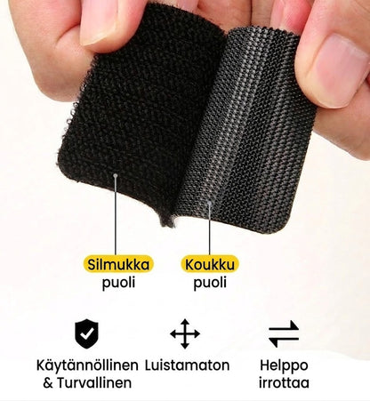 Vahva itsekiinnittyvä tarranauha (1 setti / 20 kpl)