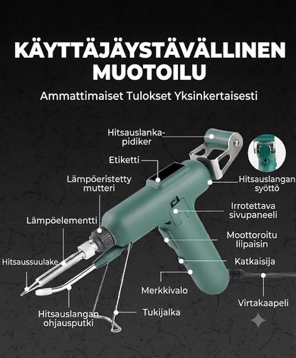 ⚒️ Tehokas 80W juotoskolvisarja – 12-osainen