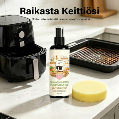 2-in-1-airfryer-puhdistusaine & rasvanpoistosuihke