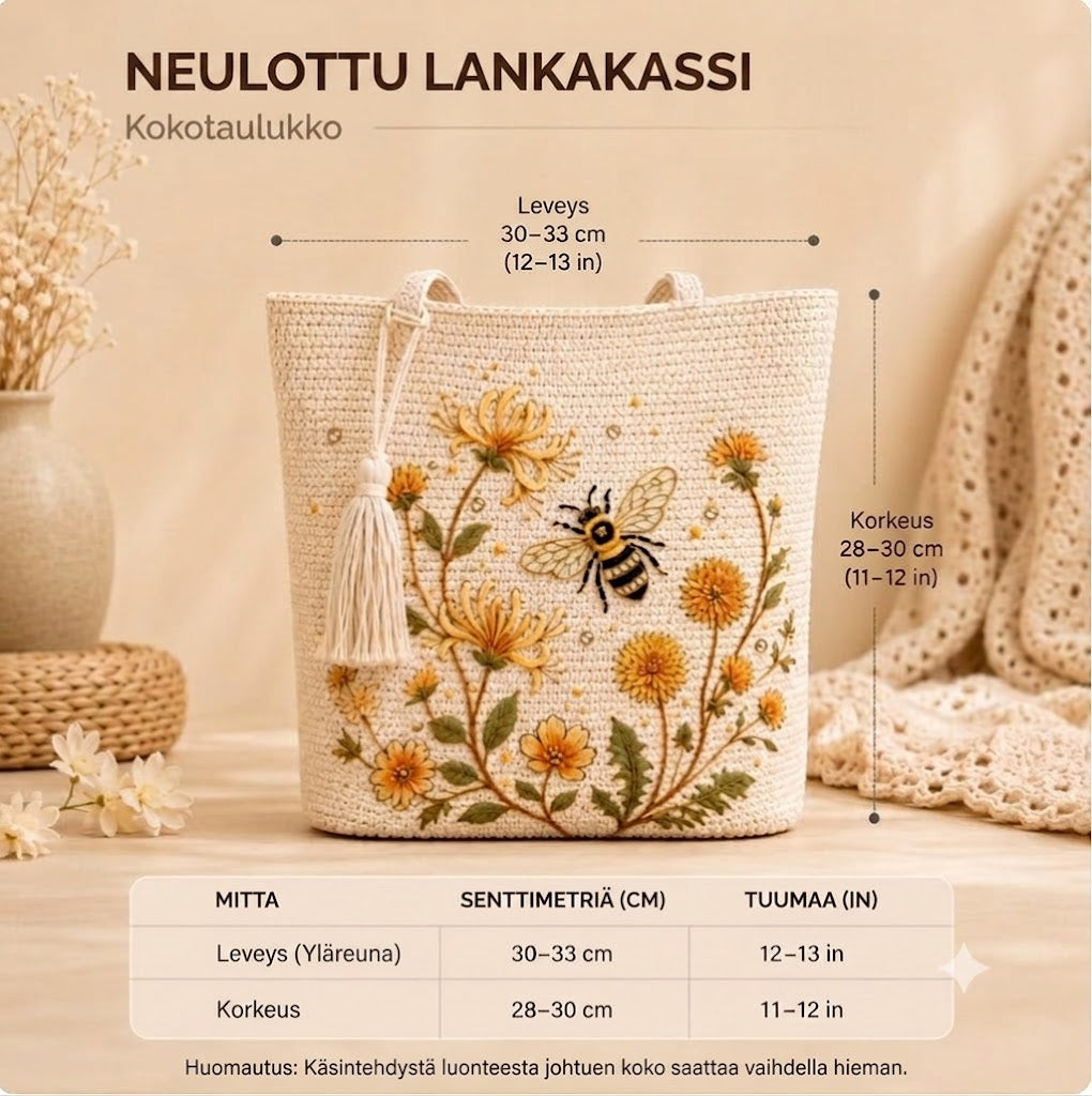 BeeBelle™ – Kesäkäsilaukku / Käsilaukku kesään