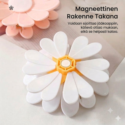 🌼 Kukanmuotoiset sulkijasulkimet – Snacksien ja elintarvikkeiden säilytykseen (4 kpl)