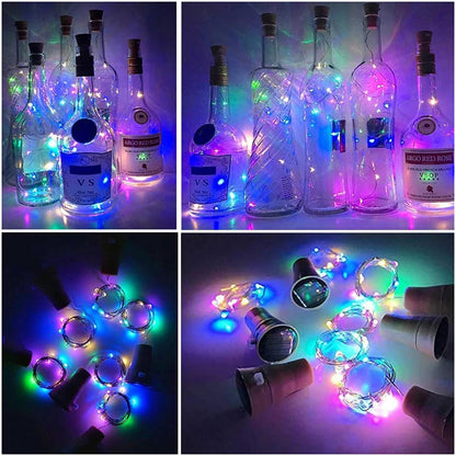LED-korkkivalosarja pulloon DIY – Tunnelmallinen lankavalaistus koristeluun