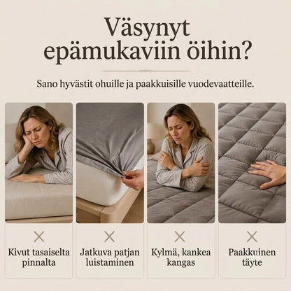 Pehmeä tikattu sijauspatjansuojus