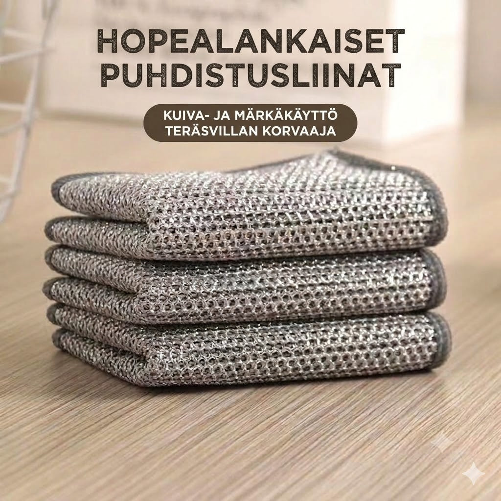 Teräslankatiskirätti (1setti, 10 kpl)