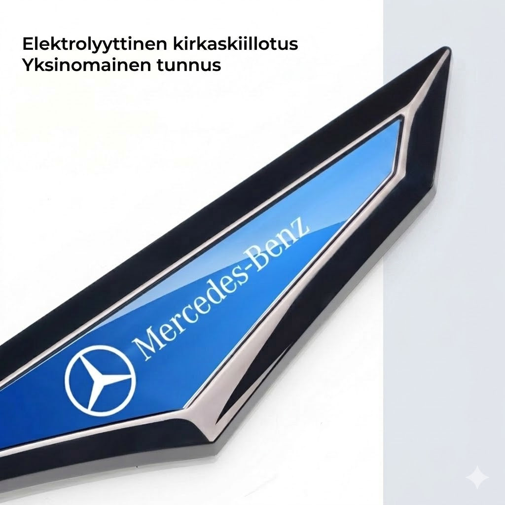 Universaali auton tunnus – Säänkestävä auton logo – Itseliimautuva merkki auton koriin