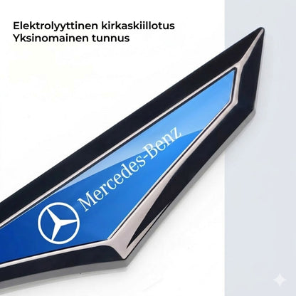 Universaali auton tunnus – Säänkestävä auton logo – Itseliimautuva merkki auton koriin