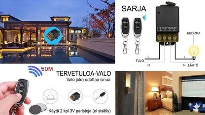 💥Langaton kaukosäädin- ja vastaanotinsarja - Universaali - Plug & Play - Ei tarvita kaapeleita⚡