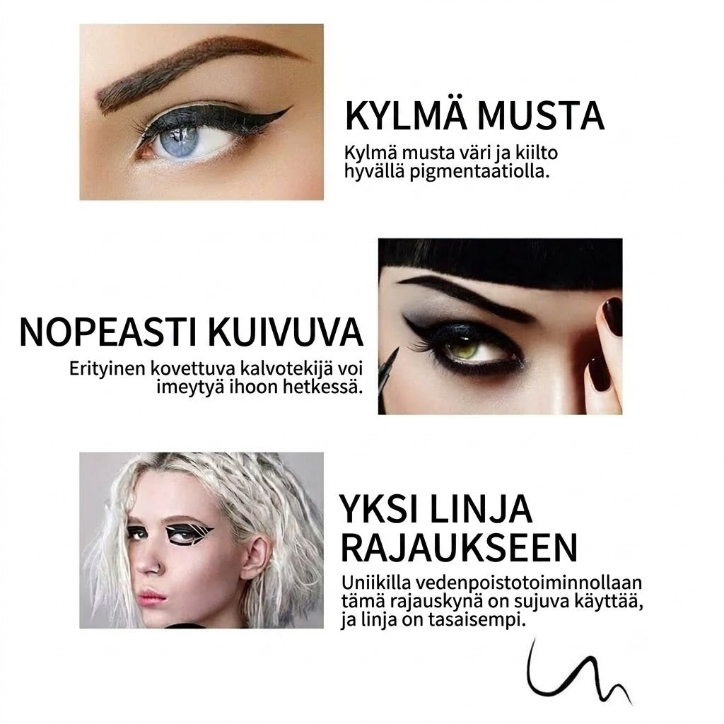 14-osainen vedenpitävä värillinen geelisilmänrajauskynäsetti 👁️🌈✏️
