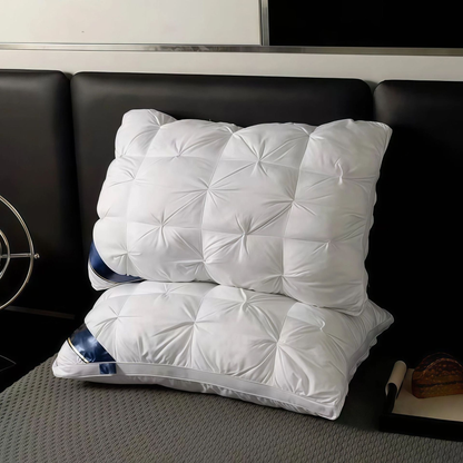 Ergonominen niskatyyny – Hengittävä, pehmeä & 3D-tikkausteknologialla (1 kpl)