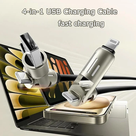 4-in-1 USB-pikalatauskaapeli