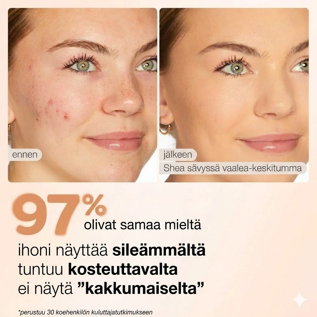 Kosteuttava BB-voide suojakertoimella SPF 30 luonnolliseen hehkuun