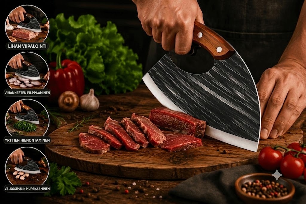 🔪 Premium-lihaveitsisetti (2 kpl) – Äärimmäistä terävyyttä grillaukseen, BBQ:hun ja ruoanlaittoon