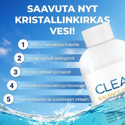 Tehokas akvaarion vedenkirkastin - 100ml - Sameaa vettä vastaan