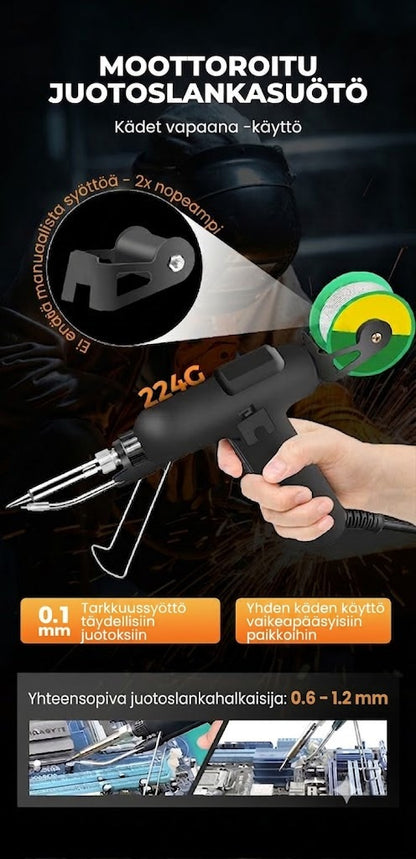 ⚒️ Tehokas 80W juotoskolvisarja – 12-osainen
