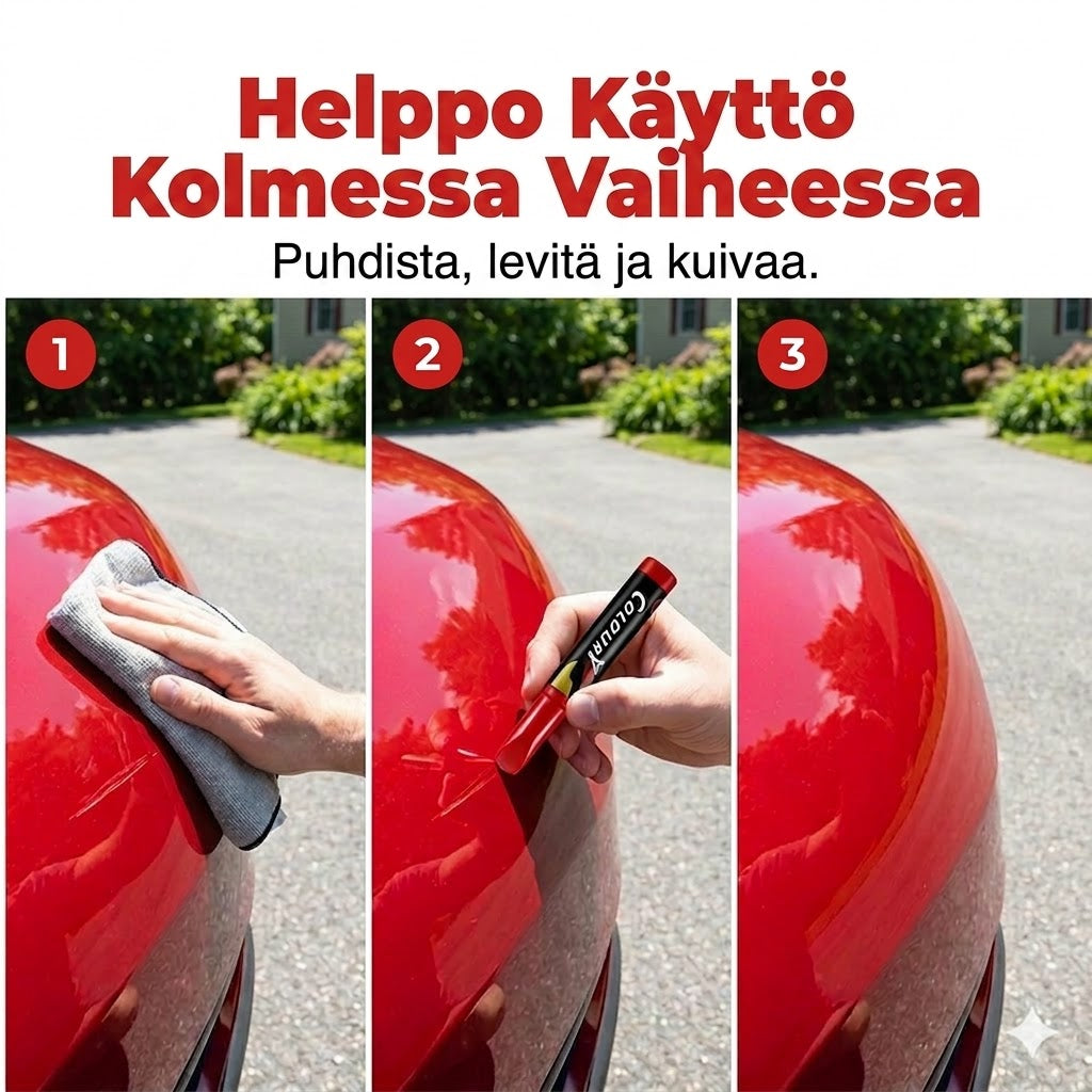 🚗 One-Touch -paikkamaalikynä autoille – Naarmunpoistaja & maalipinnan korjaus ✏️