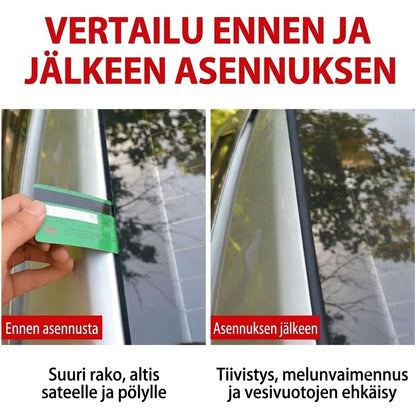 Leikattava auton kuminen tiivistenauha