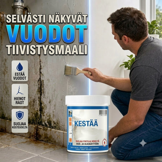 Vedenpitävä tiivisteaine useille pinnoille – Läpinäkyvä, säänkestävä ja helppo levittää