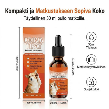 Miedot korvatipat koirille – Päivittäiseen hoitoon