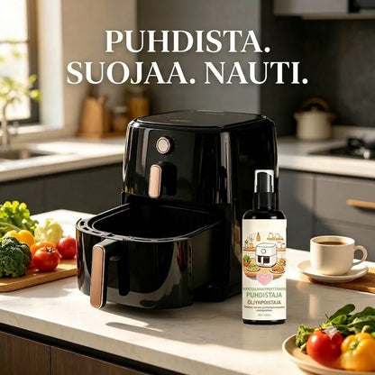 2-in-1-airfryer-puhdistusaine & rasvanpoistosuihke