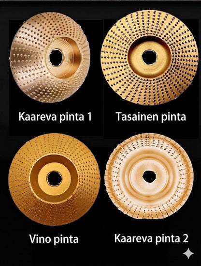 ⚙️ Hiomalaikat puuntyöstöön – Nopeasti leikkaavat, terävät ja kestävät, sopivat kulmahiomakoneisiin