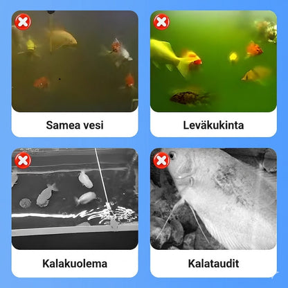 Tehokas akvaarion vedenkirkastin - 100ml - Sameaa vettä vastaan