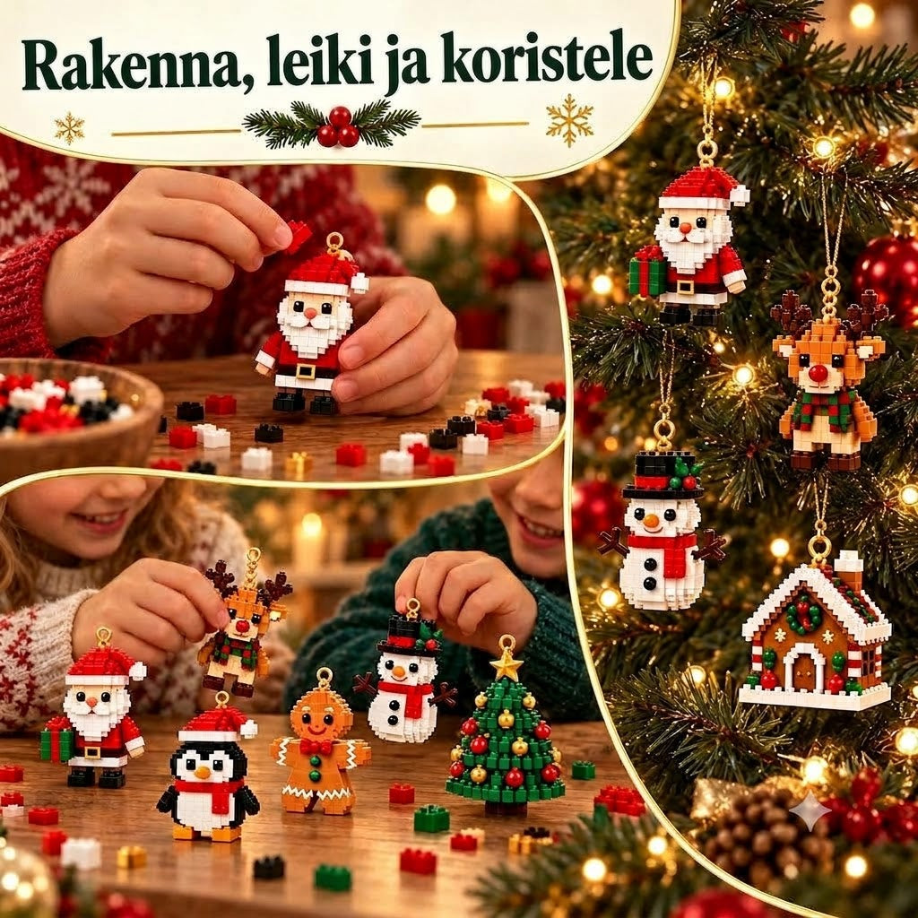 Joulurakentelu – Rakenna uusi jouluaiheinen hahmo joka päivä jouluaattoon asti
