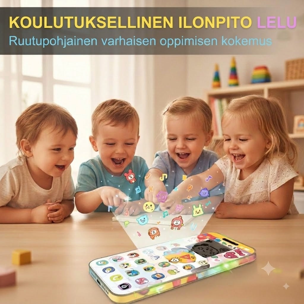 🔥📢 50 % ALENNUS📱 Oppimissälypuhelin lapsille | Oppimista leikin kautta, silmäystävällinen muotoilu – Ihanteellinen valinta oppimiseen ✨👶