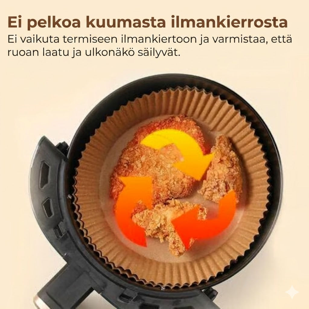 Airfryer-leivinpaperivuat - [100 kpl]