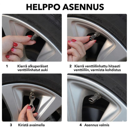 Ylelliset venttiilinhatut autologolla - 4 kappaleen sarja