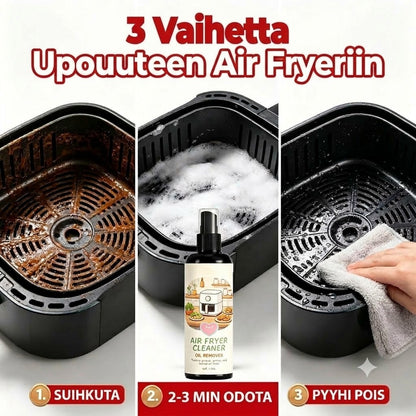 2-in-1-airfryer-puhdistusaine & rasvanpoistosuihke