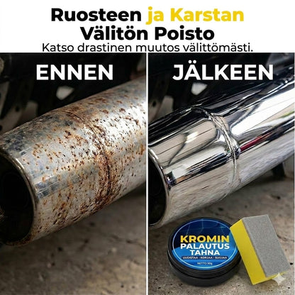 Kromipinnoitteen korjaustahna