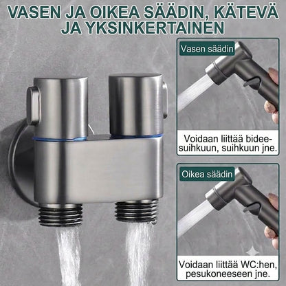 Bideesuihkusetti vessaan – Hygieninen käsisuihku & pesusuihku