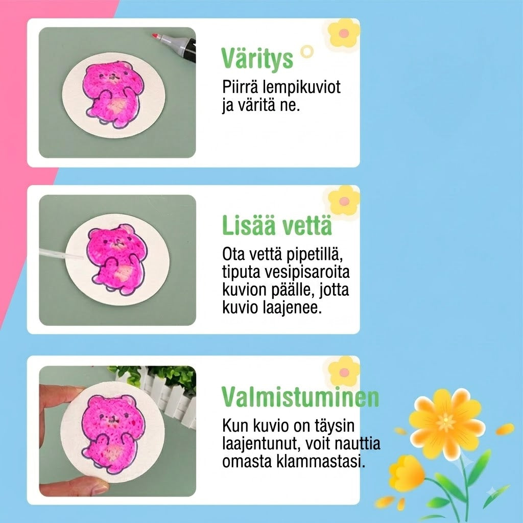 👩‍🎨🔮 Turvallinen vaahtopaperi lapsille – Pehmeä ja joustava, ihanteellinen askarteluun, oppimiseen ja lasten käsitöihin 🎁✂️