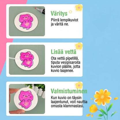 👩‍🎨🔮 Turvallinen vaahtopaperi lapsille – Pehmeä ja joustava, ihanteellinen askarteluun, oppimiseen ja lasten käsitöihin 🎁✂️