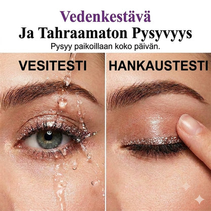 ✨ 8-osainen nestemäinen glitter-silmänrajauskynäsetti