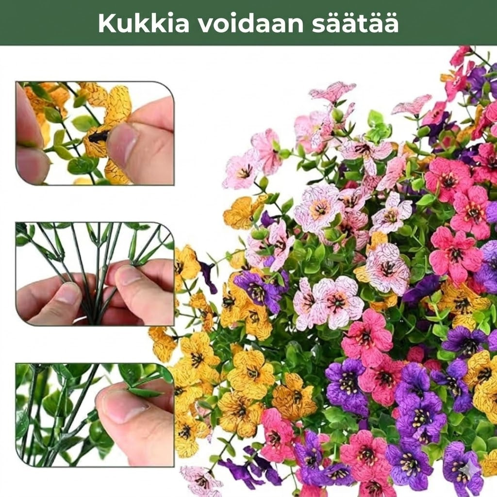 UV-suojattu tekokukka - 4 kpl
