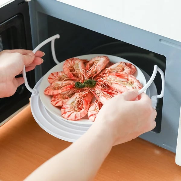 Kokoontaitettava mikroaaltouunin alusta