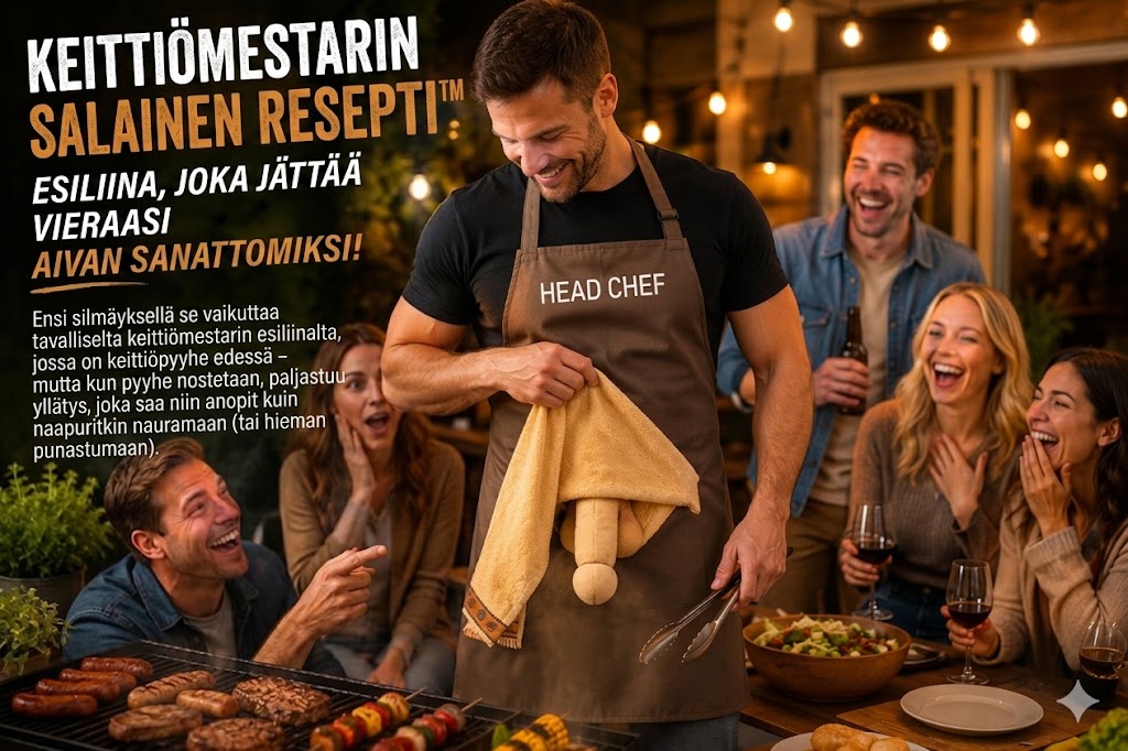 👨‍🍳 Keittiömestarin salaisuus – Tämä essu hämmästyttää vieraasi! 😂