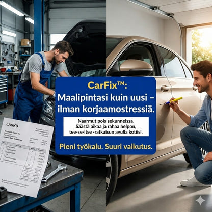 CarFix-kynä auton naarmujen korjaamiseen