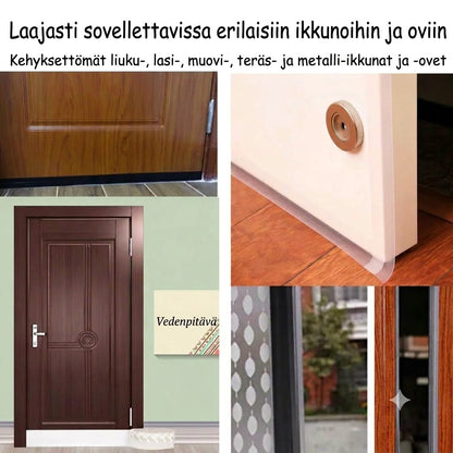5 m tiivistenauha oviin – Tehokas suoja pölyä, hyönteisiä ja melua vastaan