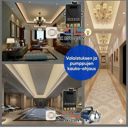 💥Langaton kaukosäädin- ja vastaanotinsarja - Universaali - Plug & Play - Ei tarvita kaapeleita⚡