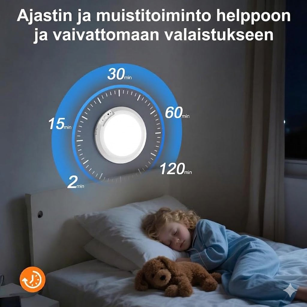 Ladattava kattovalaisin liiketunnistimella - Langaton - Sisältää kaukosäätimen